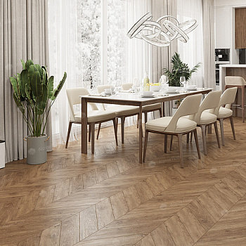 Кварцвиниловая плитка Alpine Floor Chevron ECO 18-10 Гевуина